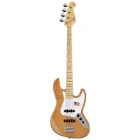 SX Elektrische basgitaar - SJB/ALD/NA - ALD Series - J-Style - Essenhout body - Naturel - Inclusief tas