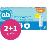 O.B. 2+1 gratis: o.b. Pro Comfort Advanced Super 16 stuks