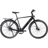 Altec Blitz - Elektrische Herenfiets - Urban fiets - Stadsfiets - 28 inch - 55 cm - Achterwielmotor - Hydraulische schijfremmen - Beltdrive - Zwart