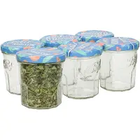 Le Parfait Bewaarpot/voorraadpot - 6x stuks - met schroefdeksel - 324 ml - Voorraadpot
