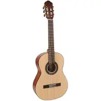 Salvador Klassieke gitaar - CS-212 - Bambino 1/2 - Sparren top - Sapele - Savarez snaren - Satin afwerking