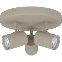 Eglo Consuma 1 Opbouwspot - Badkamer - GU10 - Ø 25 cm - Zandkleur/Beige