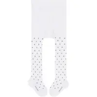Falke Little Dot slijtvast huidvriendelijk katoen panty baby wit - maat 80-92