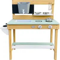 Axi Puck Zand & Water Speelkeuken Bruin/groen
