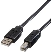 Roline USB naar USB-B platte kabel - USB2.0 - 1,8 meter