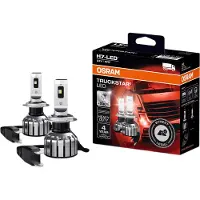 Osram 2x TRUCKSTAR LED H7 koplampen voor vrachtwagens, grootlicht, 24V, 16W, 6000K, fitting PX26d, +230%