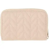 GUESS portemonnee Stacey SLG Zip Around Wallet Light Beige crème
