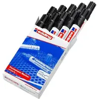 Edding No.1 permanent markermarker, 10 stuks, zwart