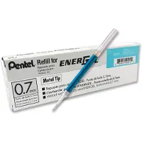 Pentel LR7-S Energel Refill 0.7mm Lysblå - 12 pcs