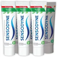 Sensodyne Tandpasta - Sensitive Fluorid - Dagelijkse Tandpasta voor Gevoelige Tanden - 6 x 75 ml