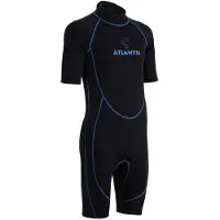 Atlantis 2Mm Adventure Shorty Wetsuit Heren Black/Blue M