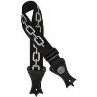 Gaucho Gitaarriem Icon Series Deluxe Chains Zwart GST-144-BK