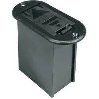 Boston BH-2000 Batterijhouder – Verticaal, Zonder Schroeven en Connector (Voor 9V Blokbatterij)