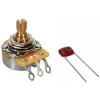 Fender Potentiometer No Load 250K Delta Tone .375 met .022mf condensator