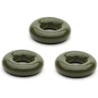 Sport Fucker - Chubby Rubber - Cockringen - 3 stuks - Legergroen