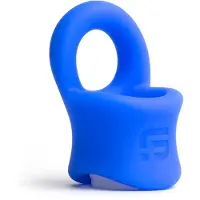 Sport Fucker - Baller - Cockring en Ballstretcher - Siliconen - Blauw