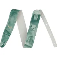 Fender 990650107 tie dye leren band, saliegroen