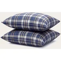 HappyBed Kussenslopen Tartan 40x80 cm - Kussensloop set 2 stuks - 100% Microvezel - Ultieme slaapcomfort