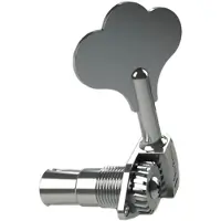 Hipshot HS0675KCT HB6 1/2 licensed Ultralite bass tuning machine, chrome, clover key, treble side