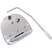 AllParts SB0211010 Chrome Tremolo Tailpiece voor Jazzmaster en Jaguar