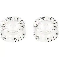 AllParts PK0130031 Clear Vintage Snelheidknoppen - 2 Stuks