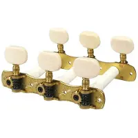 Boston 133-IM Stemmechanieken voor Klassieke Gitaar 3L/3R Messing met Ivoorkleurige Knoppen 70 mm