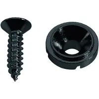 Boston SH-3-B Snaarretaineer Zwart met Schroef