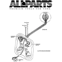 AllParts EP4140000 wiring kit voor Gibson Les Paul
