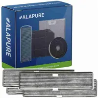 Alapure 3990 Compatibel met Miele Koolstoffilter D21-P / 9720600 (4 St.)