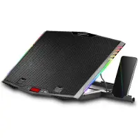 Mars Gaming MNBC5 notebookstandaard (19") Zwart, Notebookstandaard, Zwart