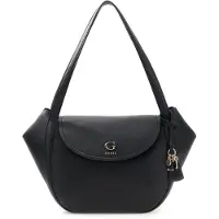 GUESS schoudertas Coleen Flap Shoulder Bag Black zwart