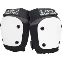 187 Killer Pads - Fly White Knee Pads - Kniebeschermers - S