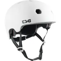 TSG - Meta Solid Satin White - Skate Helm - S/M