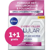 Nivea CELLular Expert Filler Anti-Age Dagcreme voor Vrouwen SPF 15 - Gezichtscreme - Moisturizer - Anti-Aging Creme met Hyaluronzuur - 50 ml