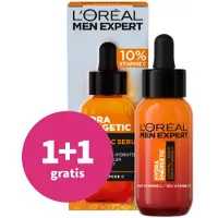 L'Oréal 1+1 Gratis: Men Expert Hydra Energetic Vitamin C Serum 30 Ml