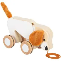 Small Foot - Houten Trekhond met Knisperende Oren