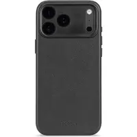 Decoded Leather Backcover - iPhone 17 Pro - Black