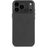 Decoded Leather Backcover MagSafe voor de Apple iPhone 17 Pro Max - Zwart