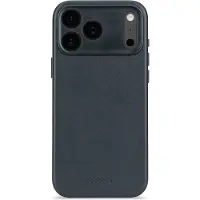 Decoded Leather Backcover - iPhone 17 Pro Max - Navy Shadow