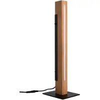 Deko-light MADERA 346044 Tafellamp LED LED vast ingebouwd Energielabel: F (A - G) 7 W Zwart