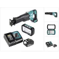 Makita Sabelzaag, DJR 187 RT accu-reciprozaag 18 V borstelloze sabelzaag + 1x reciprozaagblad-assortiment ( P-8129