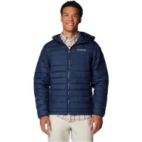 Columbia Outdoorjas 'Powder Lite II' navy / wit