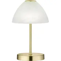 TRIO LED tafellamp Queen 24cm messing mat