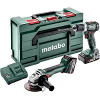 Metabo Accu Combo Set 2.6.5 18V: BS18LBL+W18LBL9 | 1x 4,0Ah, 1x 2,0Ah, SC 30 | metaBOX 165 L - 685233000