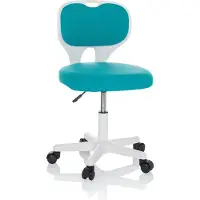 Hjh OFFICE Kinder bureaustoel KIDDY TOP W Blauw