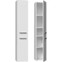 Top E Shop Badkamerkast NEL II, 31x30x174 cm, mat wit