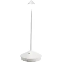 Zafferano Pina Pro White LED tafellamp, oplaadbaar en dimbaar, draadloos, Saffraan, CCT 2200-2700-3000K, IP54, 12 uur batterijduur