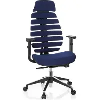 Hjh OFFICE ERGO LINE II PRO | Stof - Professionele bureaustoel Blauw