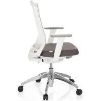 Hjh OFFICE ASPEN WHITE - Professionele bureaustoel Grijs / Wit