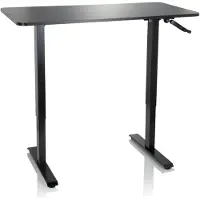 Hjh OFFICE STAND CR | Zit-statafel - Bureau Zwart